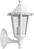 A white outdoor wall lamp is shown against a white background. Anteprima dell’immagine prodotto