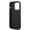 A black iPhone case shown from the side. Voir les images du produit