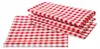 Landhaus Tischwäsche 5 mm Karo Baumwolle rot-weiß kariert - Produktbild-Vorschau 2