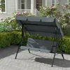 UISEBRT Balancelle hollywoodienne 3 places anthracite, Voir les images du produit 9
