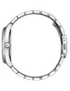 A side view of a silver watch with a metal band against a white background. Náhľad obrázku produktu