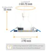 SSC-LUXon YAPU Glas Einbaustrahler mit LED Ring mit Smart Produktbild-Vorschau 5