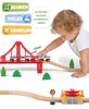 Houten Spoorweg Accessoireset met Dubbele Hangbrug Productafbeelding-voorbeeld 3