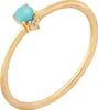 cai Ring 925/- Sterling Silber gelb 052 (16,6) Türkis Produktbild-Vorschau 1