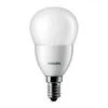 A white Philips LED light bulb on a white background. Voir les images du produit