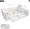 Letto in legno Sweiko, letto per bambini, letto contenitore Anteprima dell’immagine prodotto 6