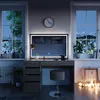 Toaletní stolek Vicco Sherry Šedá 120 cm se zrcadlem LED a Náhled obrázku produktu 4