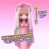 A marketing image of a styling head toy with long, colorful hair and text indicating its features. Anteprima dell’immagine prodotto