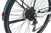 Close-up view of the rear wheel and drivetrain of a bicycle. Produktbild-Vorschau