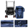 2 in 1 Hundewagen,Hundebuggy bis 15 kg mit abnehmbarem Produktbild-Vorschau 6