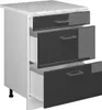 Mobiletto base per cucina Vicco R-Line Antracite lucido 60 Anteprima dell’immagine prodotto 5