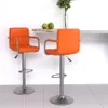 vidaXL Tabouret de bar 2 pcs. Simili cuir orange Voir les images du produit 2