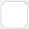 HEXIM Stuckverzierung aus HDPS/PU weiß - Stuckrahmen Produktbild-Vorschau 4