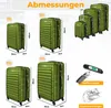 KESSER® 4tlg. Hartschalenkofferset Hartschalenkoffer Produktbild-Vorschau 2
