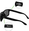 Herren Sonnenbrille Verspiegelt Rechteckig Zweifarbig Bi Produktbild-Vorschau 3