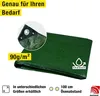 Abdeckplane grün 90g/m², Plane 3x3m mit verstärkten Ecken, Produktbild-Vorschau 2