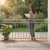 Mucola Balkongeländer SilberFranzösischer Balkon Produktbild-Vorschau 4