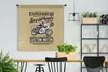 MuchoWow® Wandteppich Wandbehang Motorrad - Motorradhelm - Produktbild-Vorschau 2