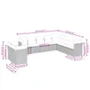 The Living Store 10-tlg. Garten-Sofagarnitur mit Kissen Produktbild-Vorschau 7
