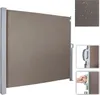 EINFEBEN Seitenmarkise Markisen Ausziehbar 160x300cm Alu Produktbild-Vorschau 2