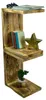 Beistelltisch 50x40x30cm Sitzhocker in geflammt Produktbild-Vorschau 9