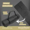 deluxe4home® Yogamatte Gymnastikmatte Schwarz I e NBR Produktbild-Vorschau 7