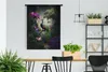 MuchoWow® Wandteppich Wandbehang Pfau - Blumen - Dschungel Produktbild-Vorschau 3