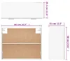 vidaXL Hängeschrank Lyon Grau Sonoma 80x31x60 cm Produktbild-Vorschau 7