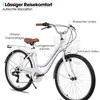 Vélo de ville Hiland, 26 pouces, 7 vitesses, pour hommes et Voir les images du produit 2