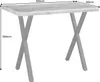 riess-ambiente Industrial Bartisch WILD 120cm grau Produktbild-Vorschau 2