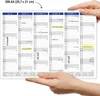 2026 Blau A4 Wandkalender 3er Set – Elegante Organisation, Produktbild-Vorschau 3