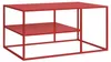 Tavolino 'Solund' in acciaio 90 x 60 x 45 cm rosso Anteprima dell’immagine prodotto 5