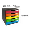 Exacompta Schubladenbox MODULO A4 5 abschließbare Schub Produktbild-Vorschau 3