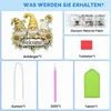 5D Diamantverf Halsbedel, Kabouter, Knutselset voor Productafbeelding-voorbeeld 6