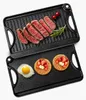 VEVOR Obojstranná liatinová panvica (185 x 342 mm), rodinný Náhľad obrázku produktu 1