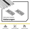 A20 LED Aluprofil Silber Eckprofil 30° 2m opal Produktbild-Vorschau 4