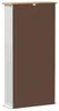 vidaXL CD-Regal Weiß 52 x 17.5 x 103 cm Massives Produktbild-Vorschau 6