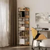 Regał Na Książki Segregatory Wysoki Szafka Loft Metalowy Podgląd zdjęcia produktu 3