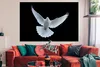 MuchoWow® Poster Taube - Vogel - Schwarz - Weiß - Porträt Produktbild-Vorschau 2