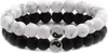 Bracelets Yin Yang Noir et Blanc - Équilibre et Harmonie Voir les images du produit 1