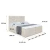 ALTDECOR Boxspringbett mit H4 Matratze und Topper - 180 x Produktbild-Vorschau 6