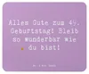 Mr. & Mrs. Panda Mouse Pad Spruch 49. Geburtstag Freude - Produktbild-Vorschau 1