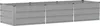 vidaXL Pflanzkübel Hellgrau 240 x 80 x 45 cm Stahl Produktbild-Vorschau 1