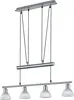 LED-Pendelleuchte - Nickel matt - Weiß - Glas - Metall - Produktbild-Vorschau 2
