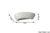 Wandleuchte Keramik OSKAR 1xE27 15W Keramik/Glas 8x16x34cm Produktbild-Vorschau 22