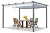 PRIMEYARD Pergola 3x4 m zadaszenie tarasu z szarym Podgląd zdjęcia produktu 1