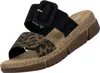 Rieker Donna Pantolette Leopard/Marrone Anteprima dell’immagine prodotto 1