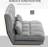 2 in 1 faltbares Bodensofa Bett mit Rückenlehne - Produktbild-Vorschau 5