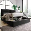 MODFU Lit Coffre 140 x 200 cm - Lit Adulte Avec Rangement, Voir les images du produit 1