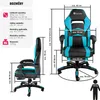 Závodní kancelářská židle Comodo s podnožkou - Náhled obrázku produktu 7